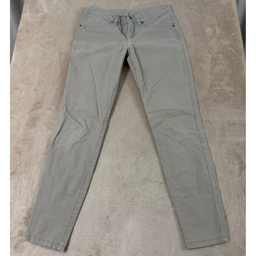 Kuhl Brooke Skinny Pants Womens Size 2 REG Beige Stretch Slim Casual Outdoor EUC